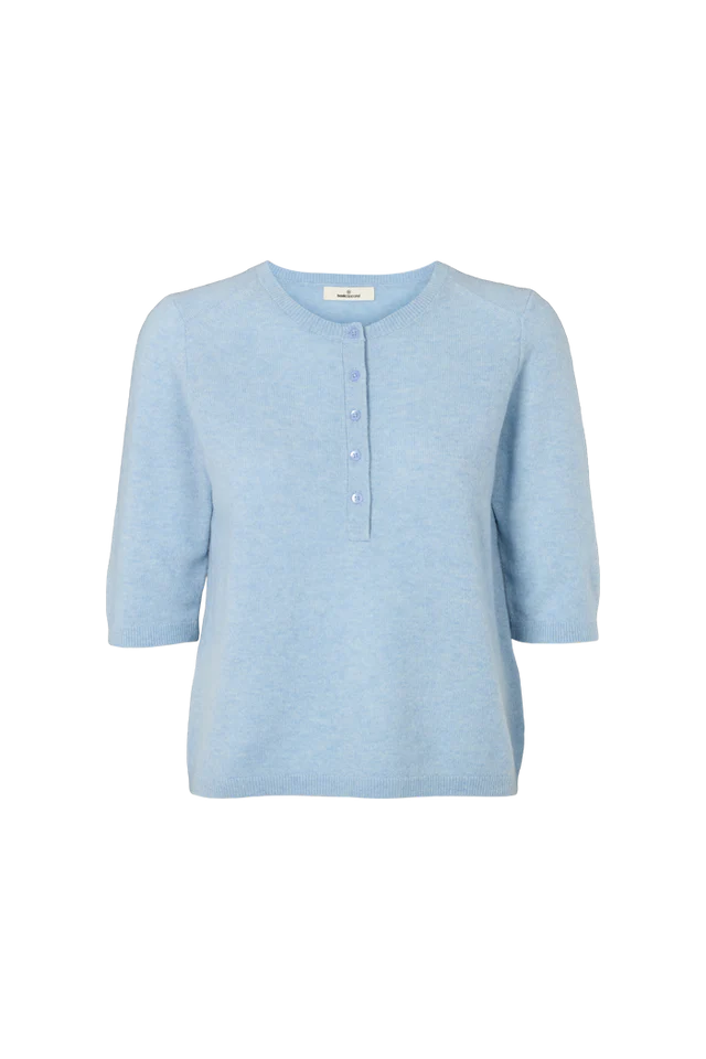 Basic Apparel Basic Apparel Selem Granddad Tee - Light Blue