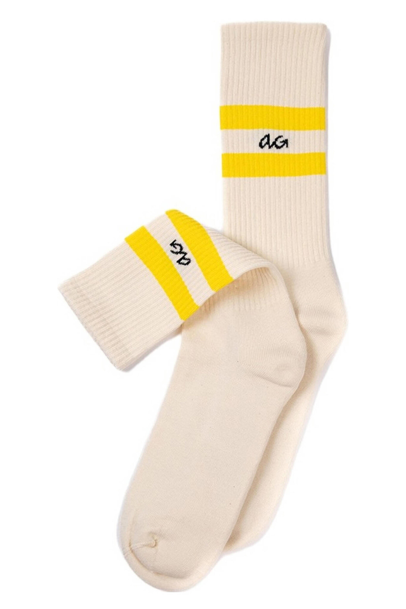 Alfredo Gonzales Alfredo Gonzales Sportsokken Stripes Yellow