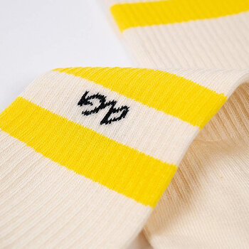 Alfredo Gonzales Athletic Socks Stripes Yellow