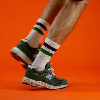 Alfredo Gonzales Sokken Athletic Stripes Green