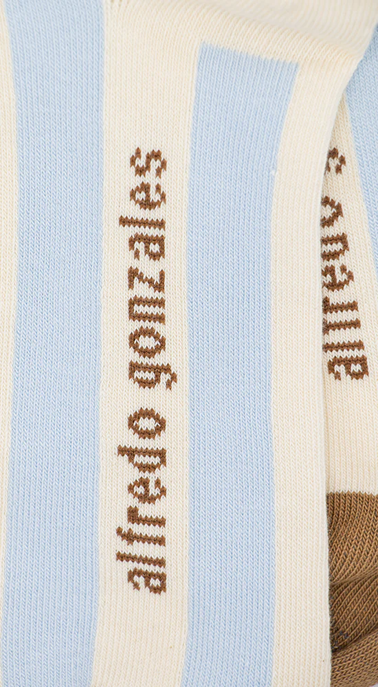 Alfredo Gonzales Alfredo Gonzales Socks Baby Stripes Off-White