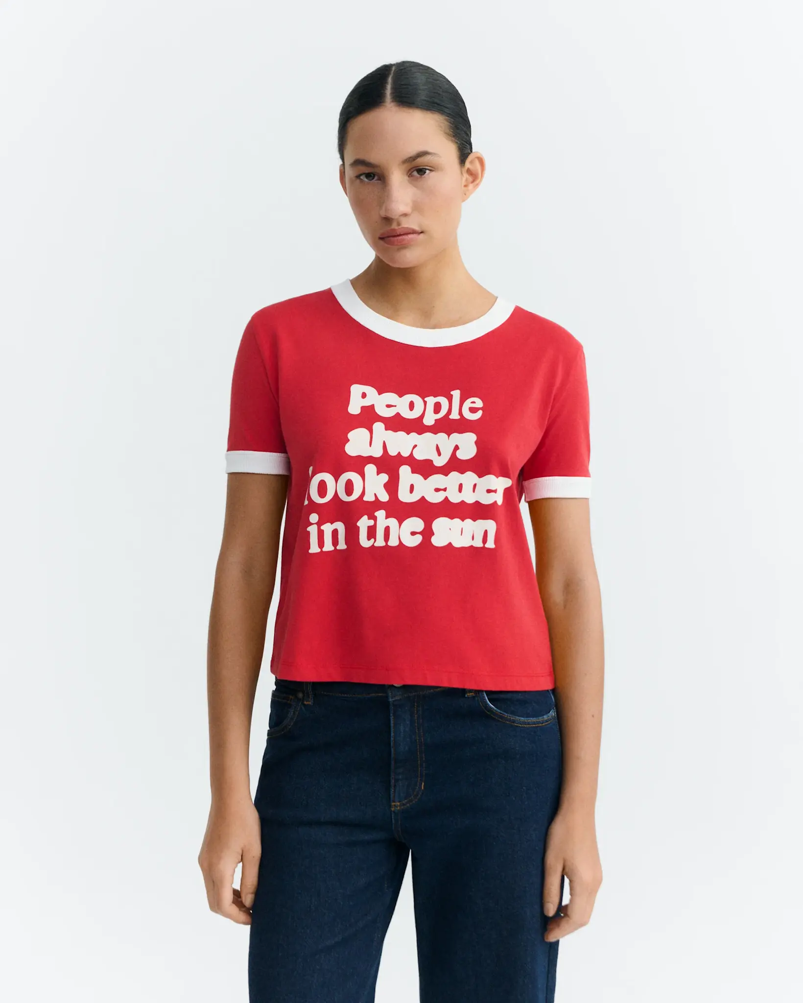 Thinking Mu Thinking My People Red Zowie R Tee Red