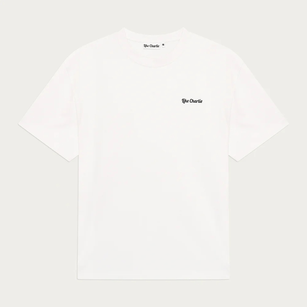 Like Charlie Like Charlie Logo T-Shirt White