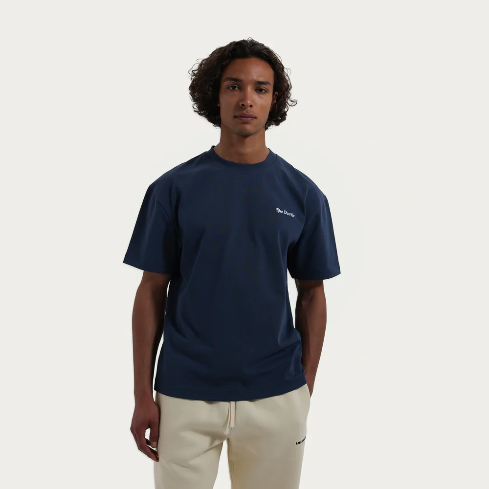 Like Charlie Like Charlie Logo T-Shirt Dark Denim