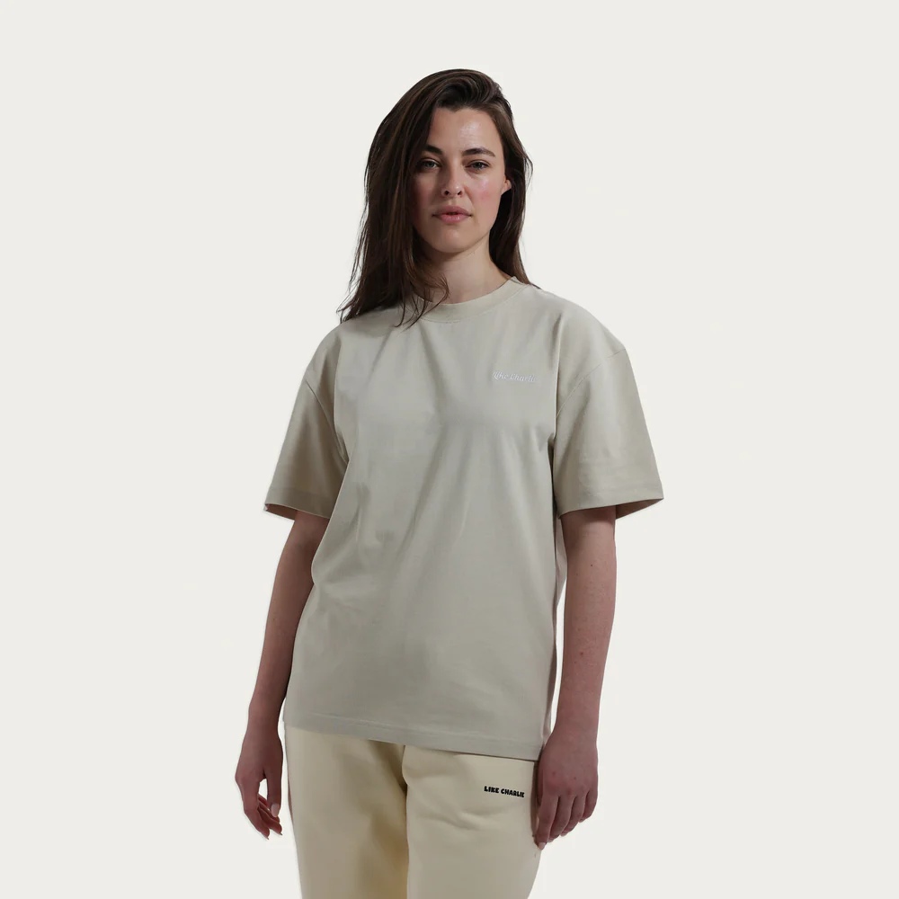 Like Charlie Like Charlie Logo T-Shirt Ancient