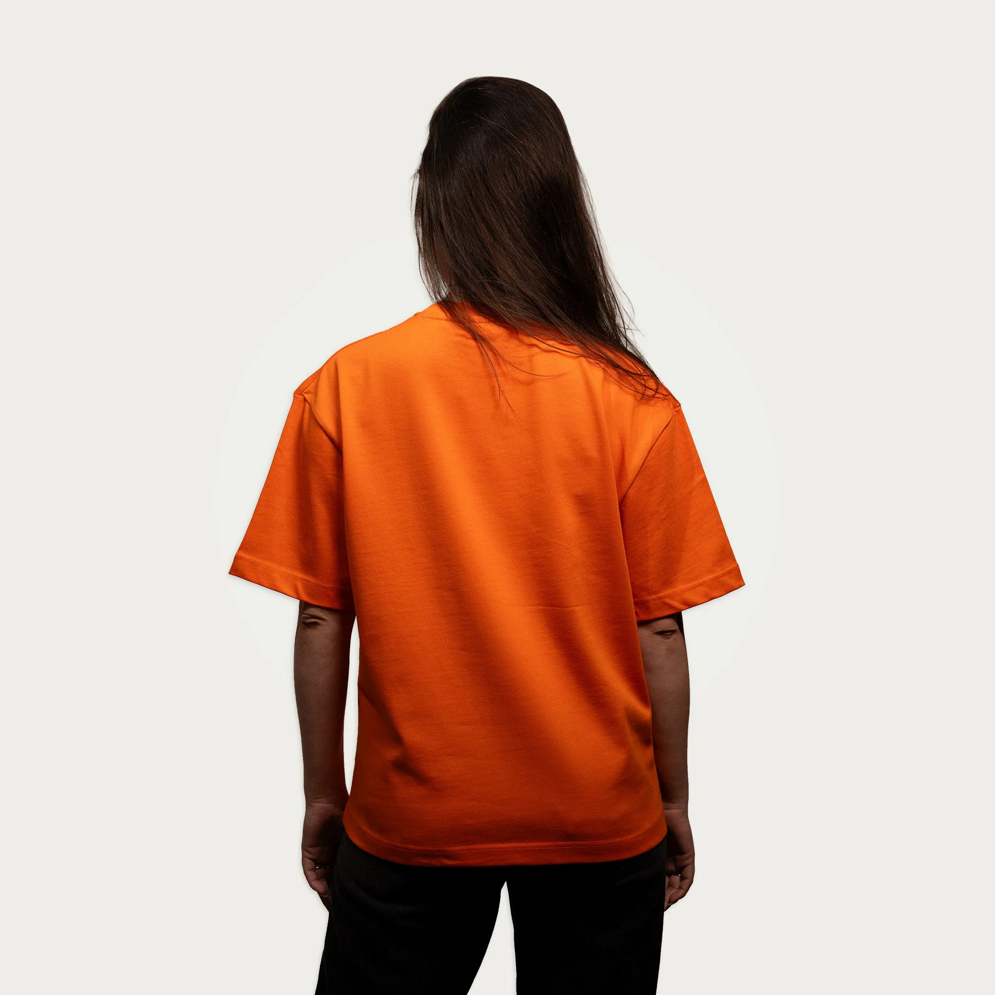 Like Charlie Like Charlie Logo T-Shirt Oranje