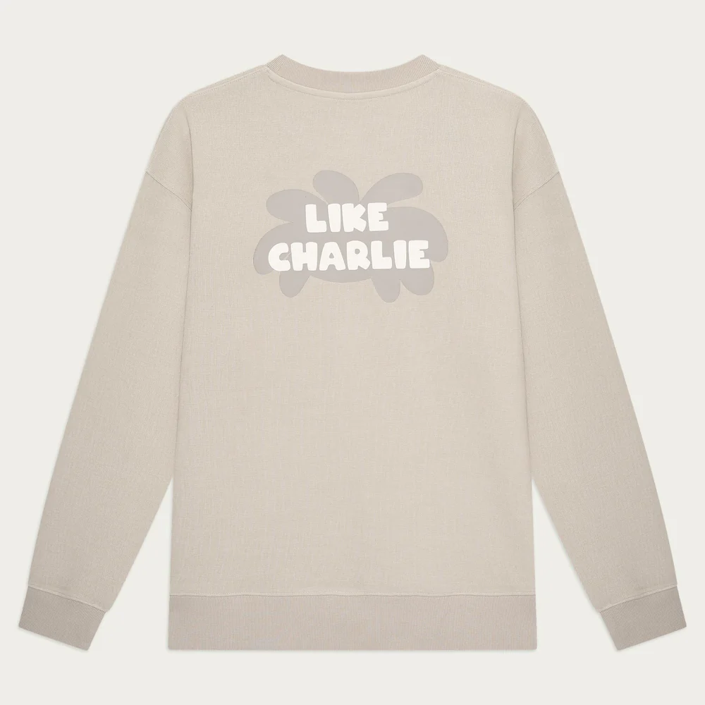Like Charlie Like Charlie Branded Sweater Khaki