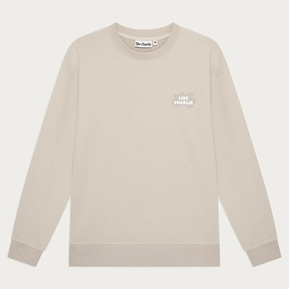 Like Charlie Like Charlie Branded Sweater Khaki