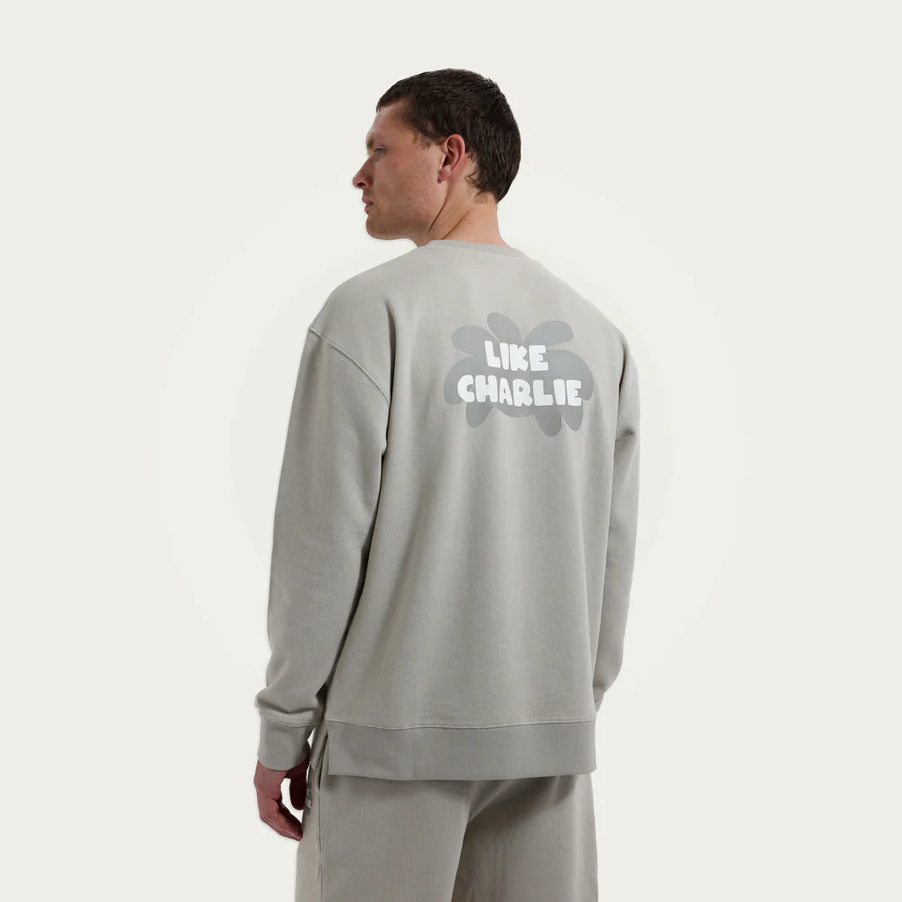 Like Charlie Like Charlie Branded Sweater Khaki