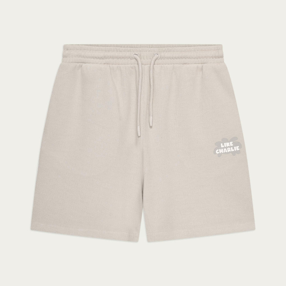 Like Charlie Like Charlie Branded Shorts Khaki