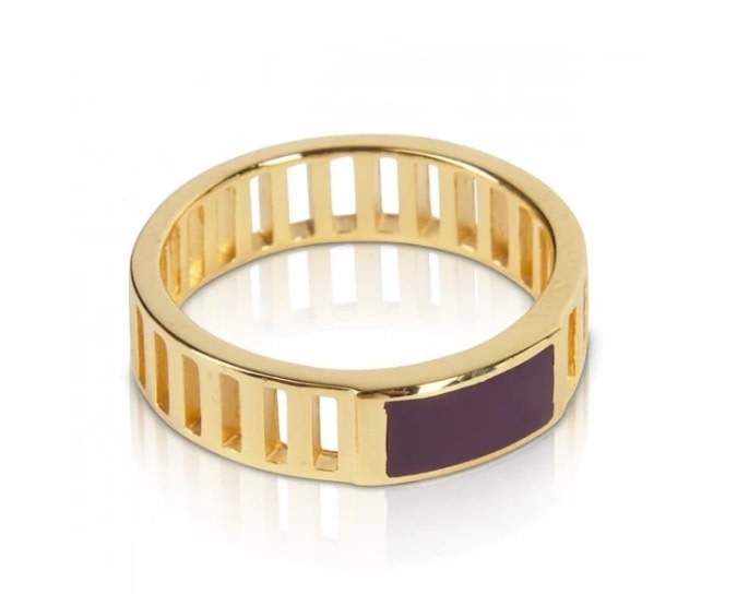 T.I.T.S. TITS Grit Ring Power Gold Dark Purple