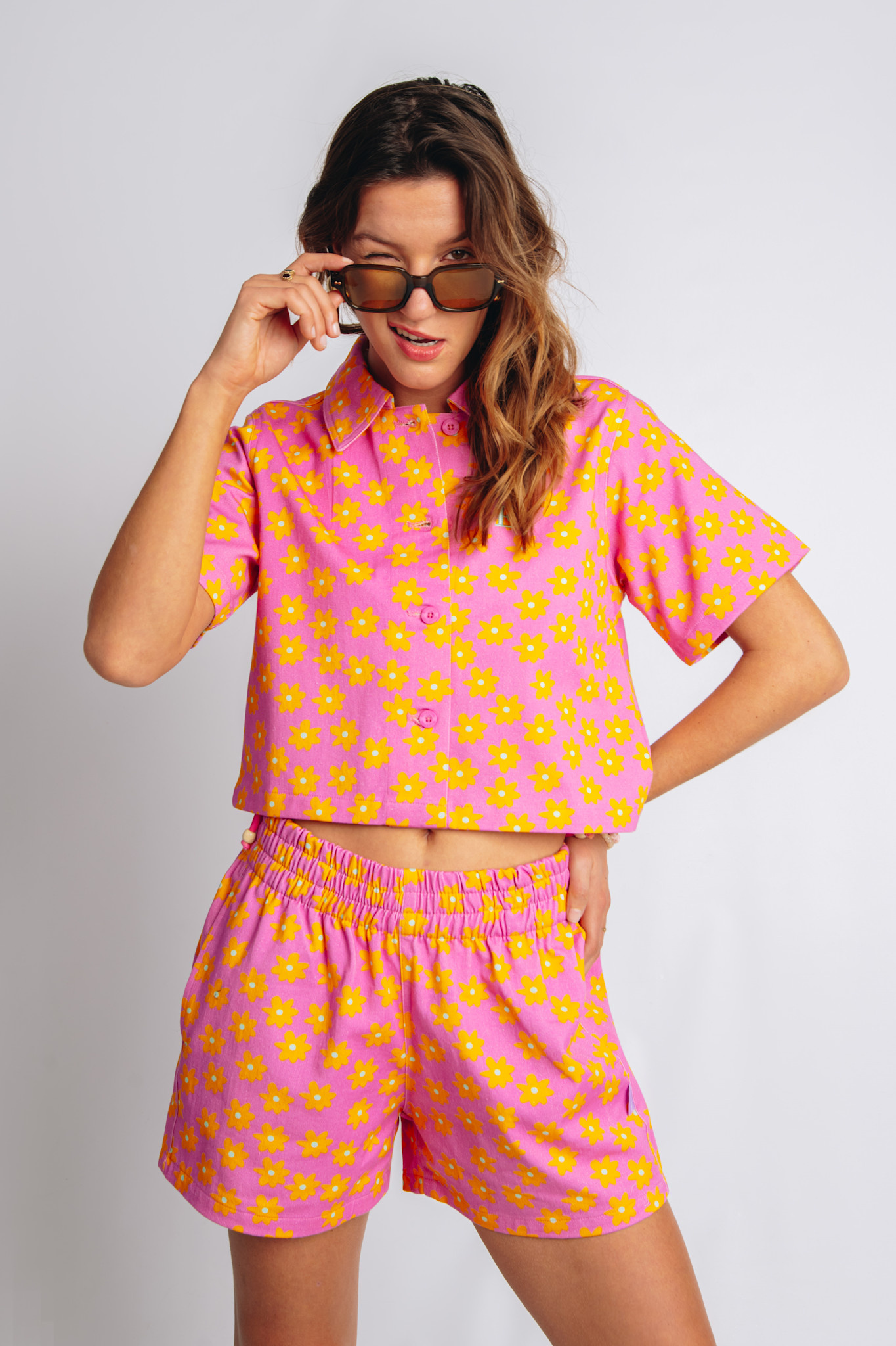 Ellastiek Ellastiek Cropped Blouse Lindsey