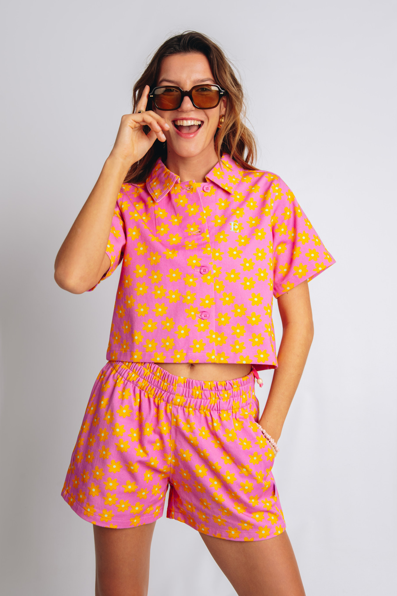 Ellastiek Ellastiek Cropped Blouse Lindsey