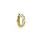 T.I.T.S. TITS Goud & Zilver Twist Hoop Oorbel
