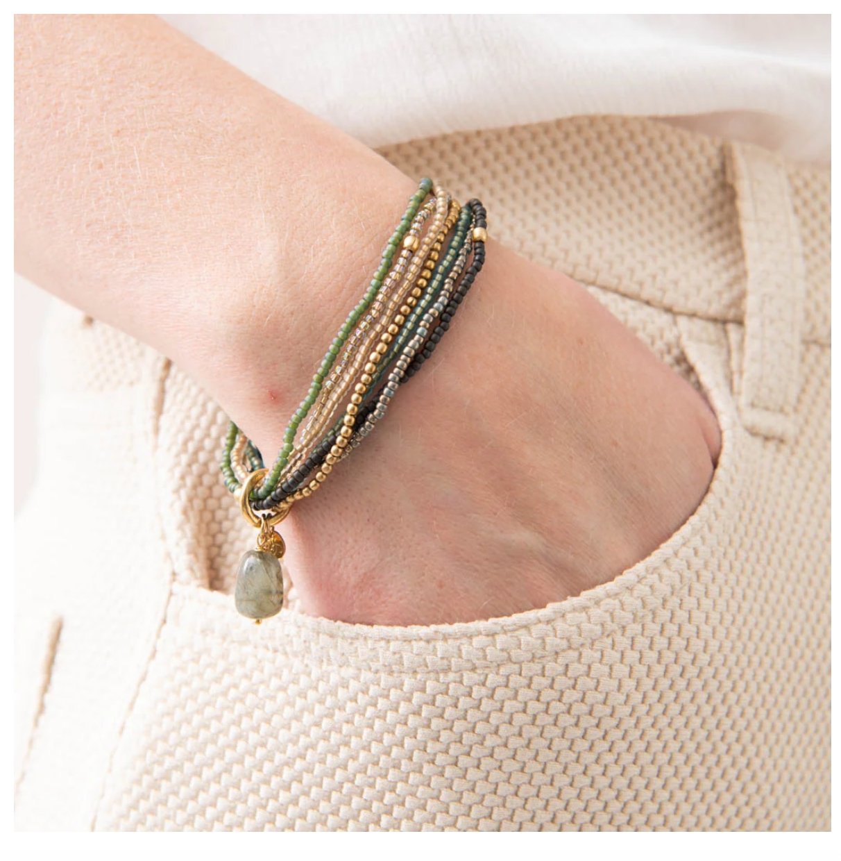 A Beautiful Story A Beautiful Story Nirmala Labradorite Bracelet