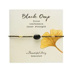 A Beautiful Story Wanting Black Onyx Bracelet