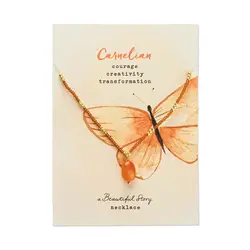 A Beautiful Story Wishing Carnelian Ketting