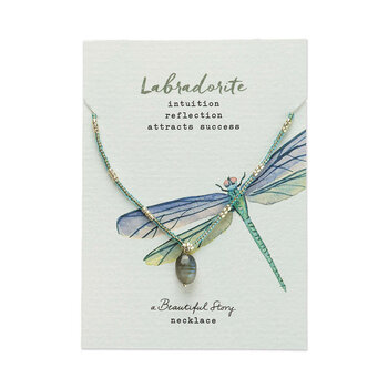 A Beautiful Story Wishing Labradorite Necklace