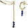 A Beautiful Story A Beautiful Story Miraculous Lapis lazuli Oorbellen Set Goud