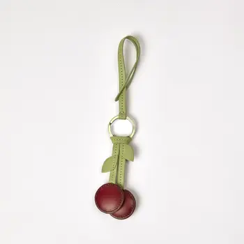 O My Bag Keyring Cherry Ruby Classic Leather