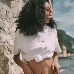 On Vacation Dolce Vita T-Shirt - White