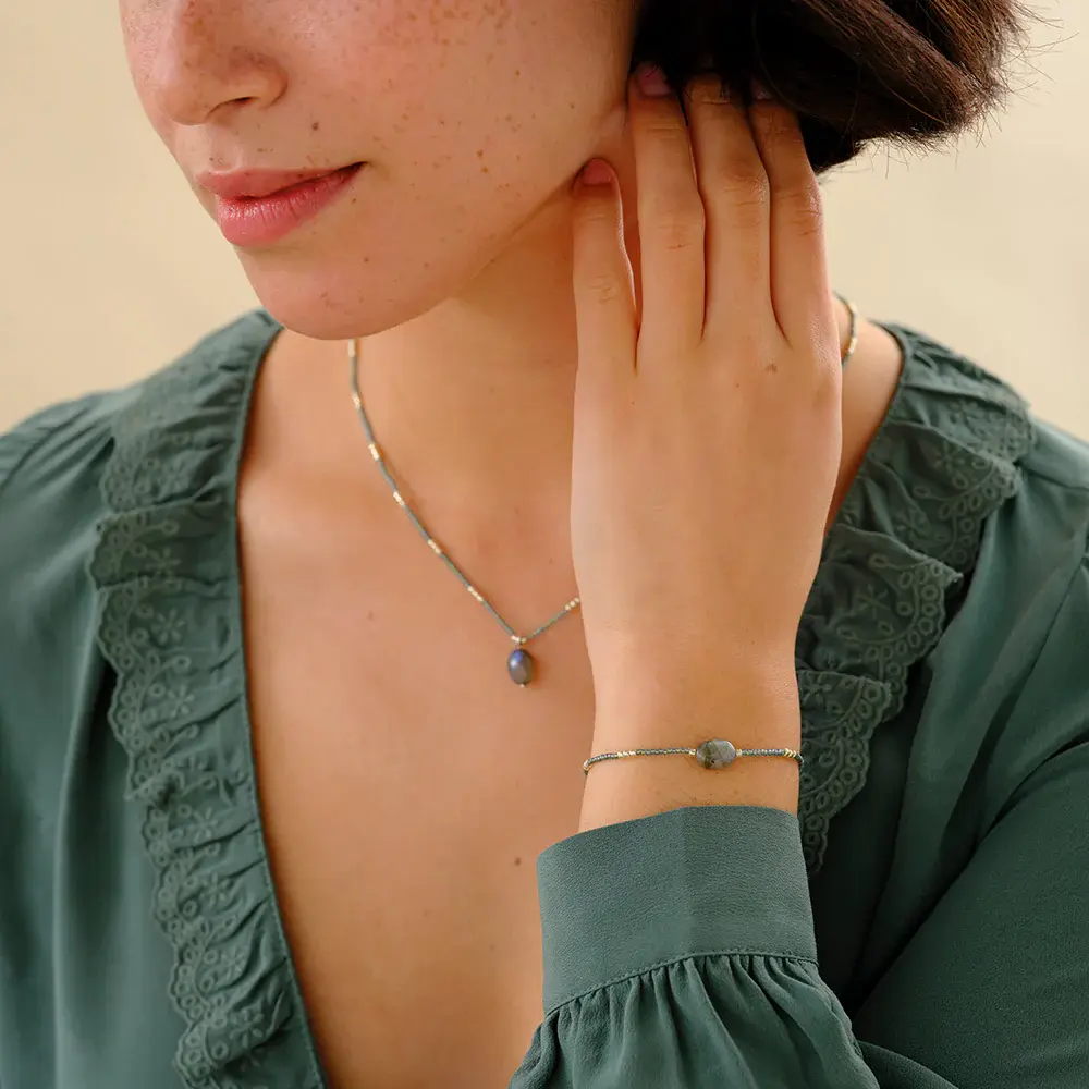 A Beautiful Story A Beautiful Story Wanting Labradorite Armband