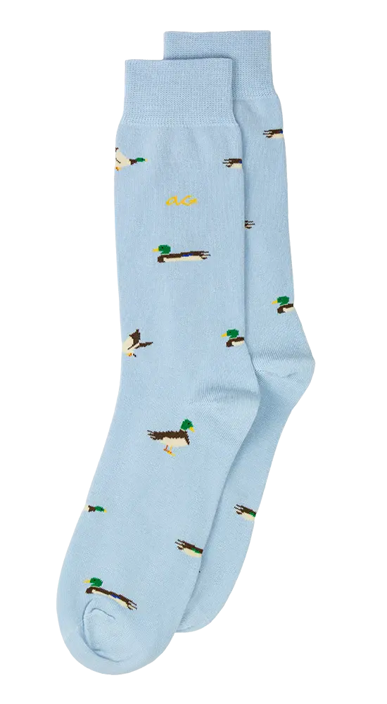 Alfredo Gonzales Alfredo Gonzales Ducks Light Blue Sokken