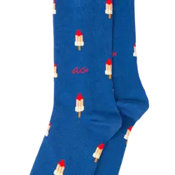 Alfredo Gonzales Raketjes  Light Blue Socks