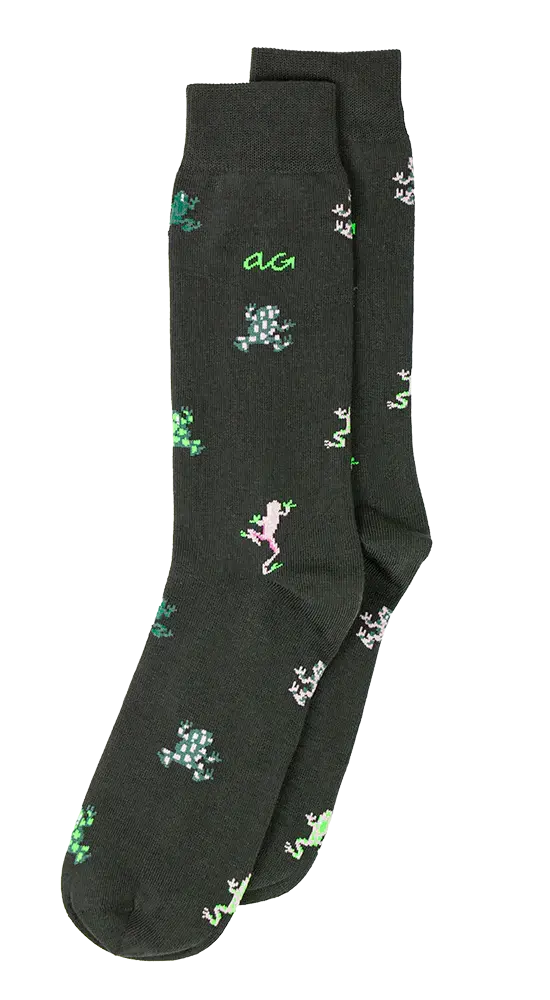 Alfredo Gonzales Alfredo Gonzales Frogs Anthracite Sokken