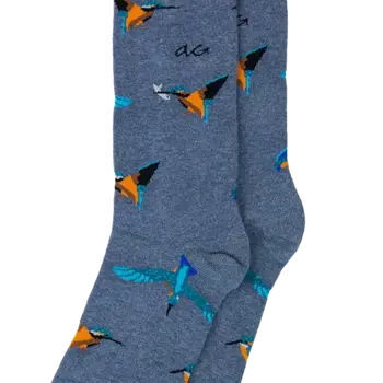 Alfredo Gonzales Kingfisher Blue Melee Sokken