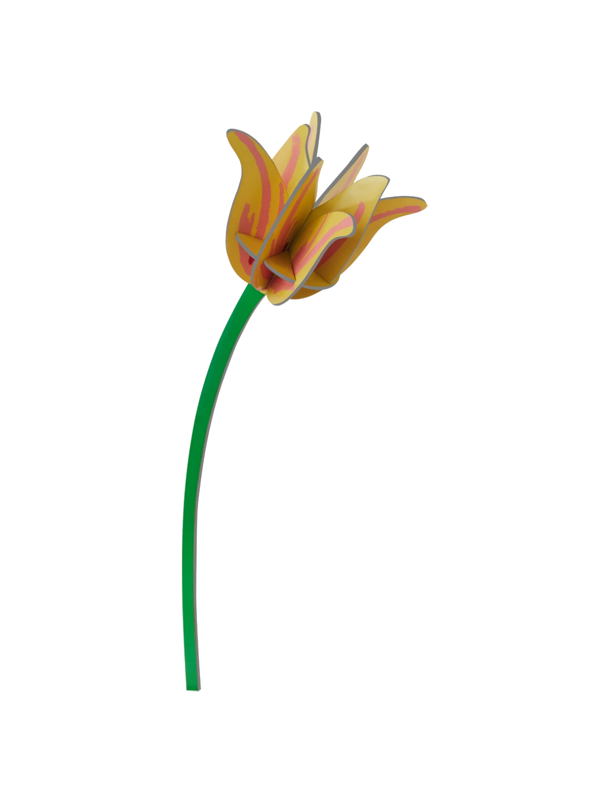 Studio Roof Studio Roof Yellow Tulip wanddecoratie