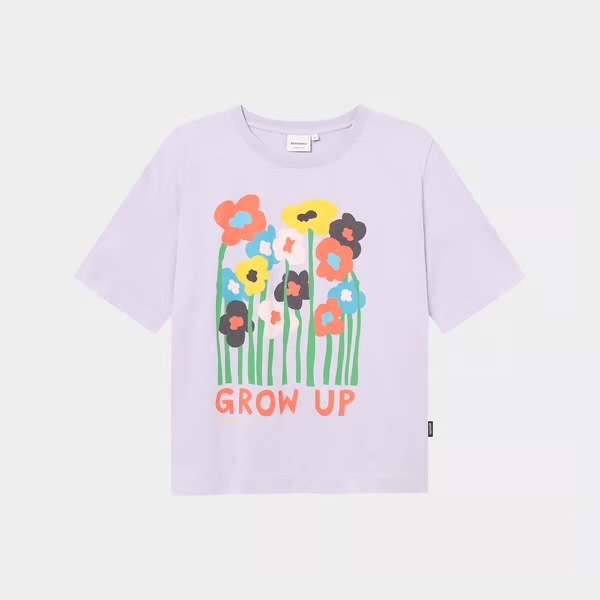 Dedicated Dedicated T-Shirt Vadstena Grow Up Thistle Purple