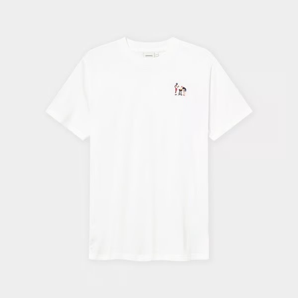 Dedicated Dedicated T-shirt Stockholm BBQ Emb White