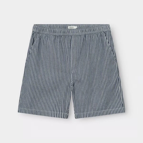Dedicated Dedicated Shorts Vejle Work Stripe Blue