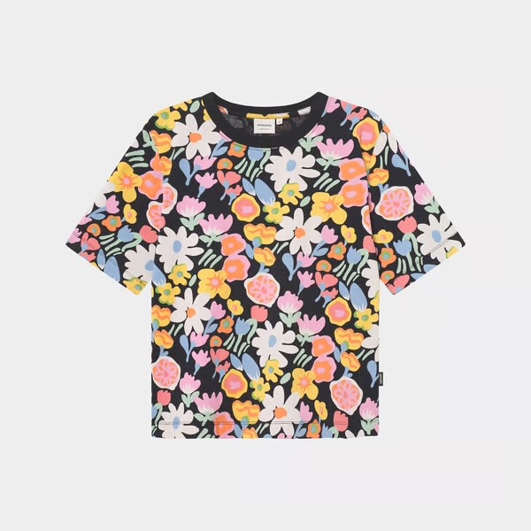 Dedicated Dedicated T-Shirt Vadstena Meadow Flowers Big Multi Color