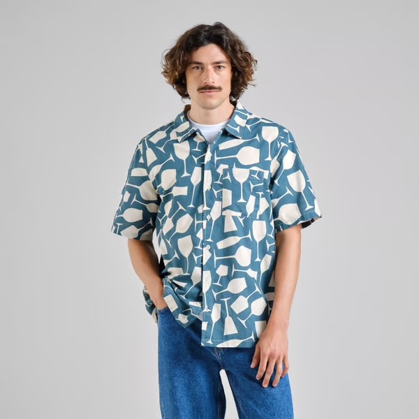 Dedicated Dedicated Shirt Brantevik Wine Cups Mediterranea Green