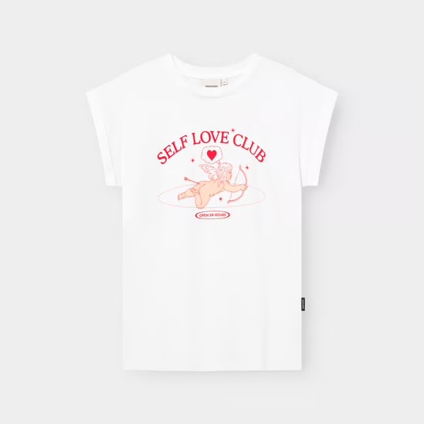 Dedicated Dedicated T-shirt Visby Self Love Club White