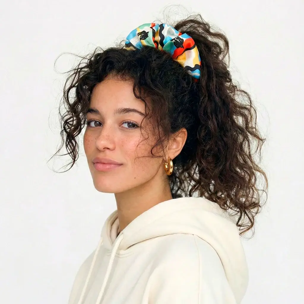 Studio Arde Studio Arde Maxi Scrunchie Scottish Birds