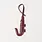 O My Bag O My Bag Sleutelhanger Crocodile Dark Cherry Croco Leather