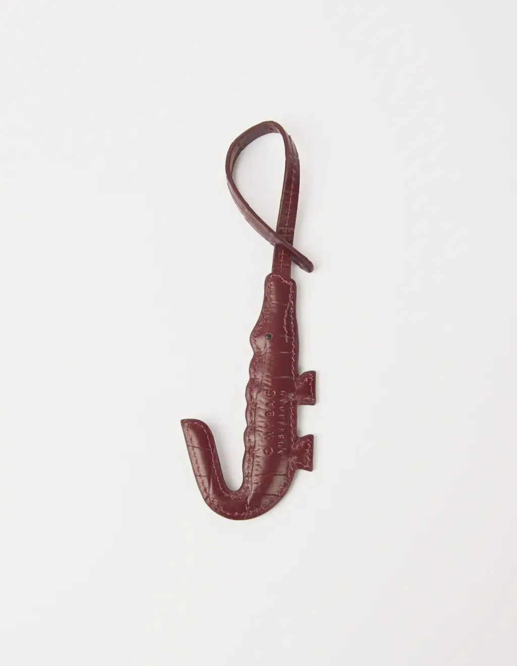 O My Bag O My Bag Keyring Crocodile Dark Cherry Croco Leather