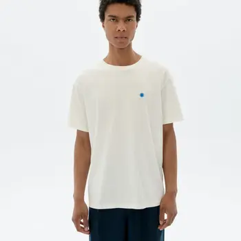 Thinking Mu Sol Contrast White Tee Back Blue Sun