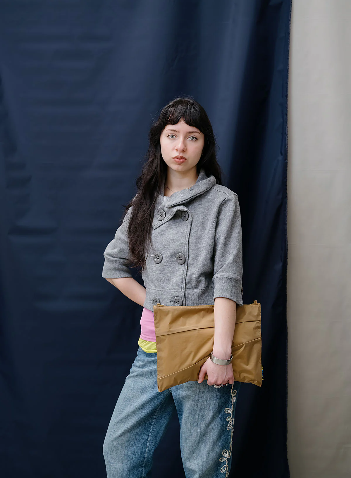 Susan Bijl Susan Bijl The New Pouch Mono Camel
