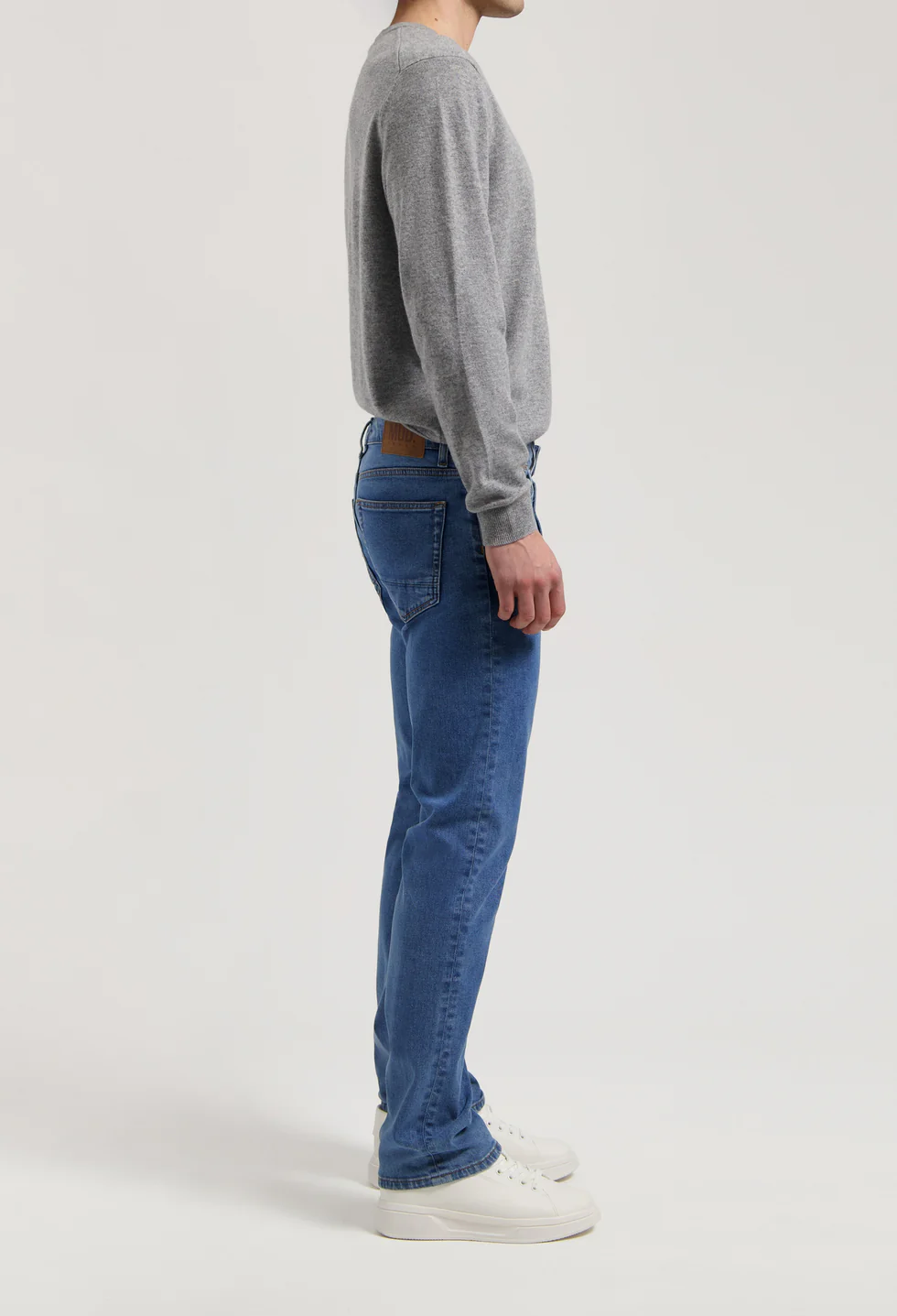 MUD Jeans MUD Jeans Bryce Mid Straight Stone Vintage