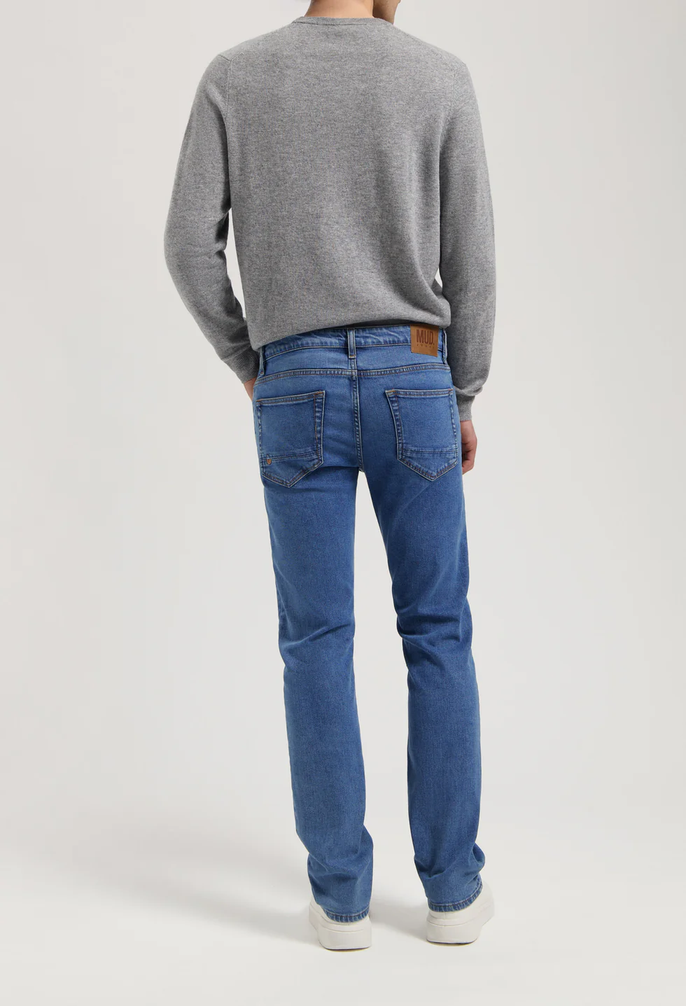MUD Jeans MUD Jeans Bryce Mid Straight Stone Vintage