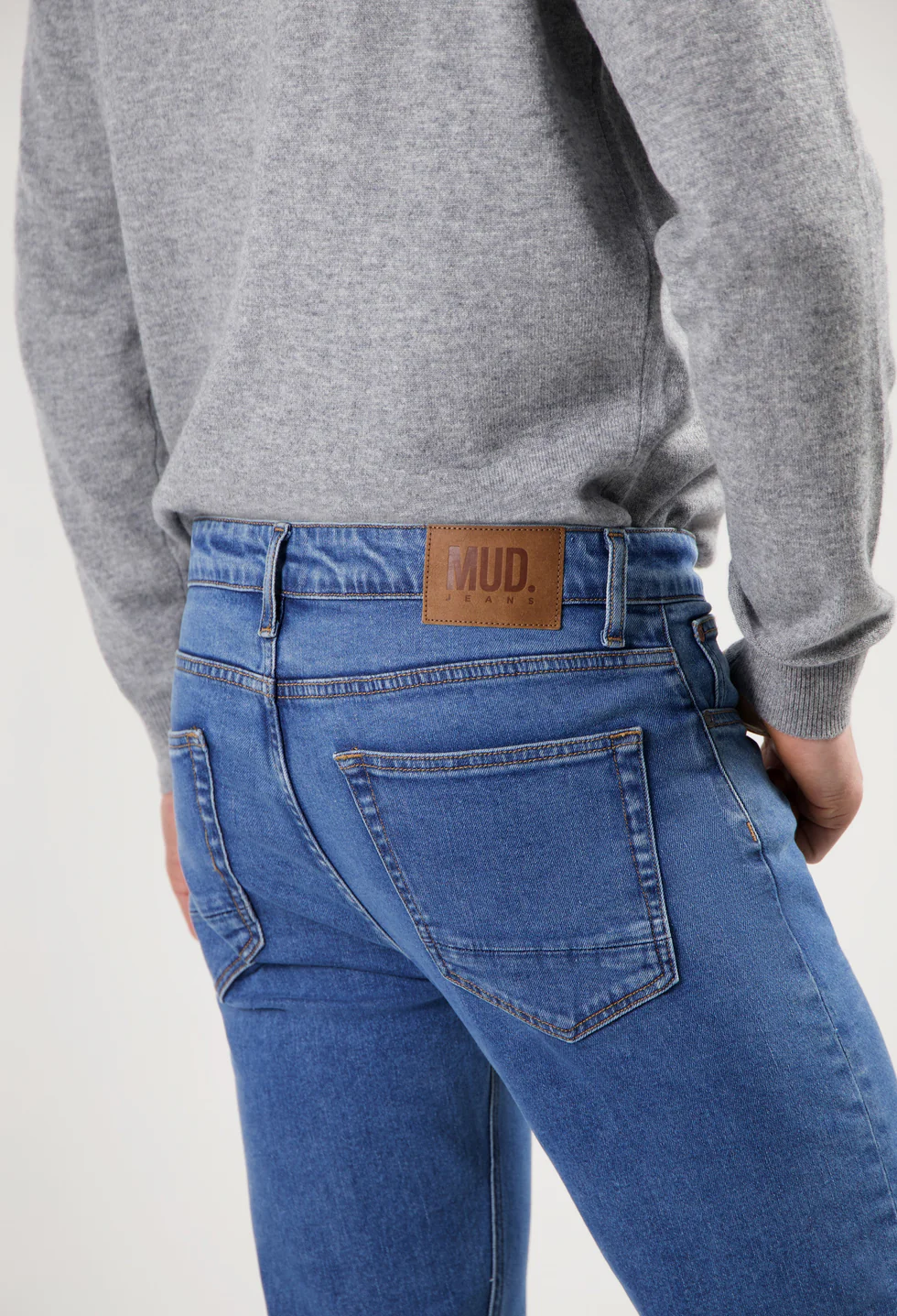 MUD Jeans MUD Jeans Bryce Mid Straight Stone Vintage