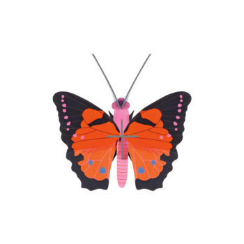 Studio Roof Large Fox Butterfly wall decoration