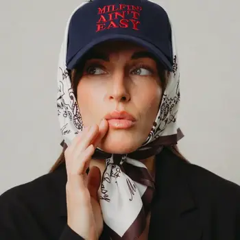 Not Your Mommy Cap Milfin' Ain't Easy Navy
