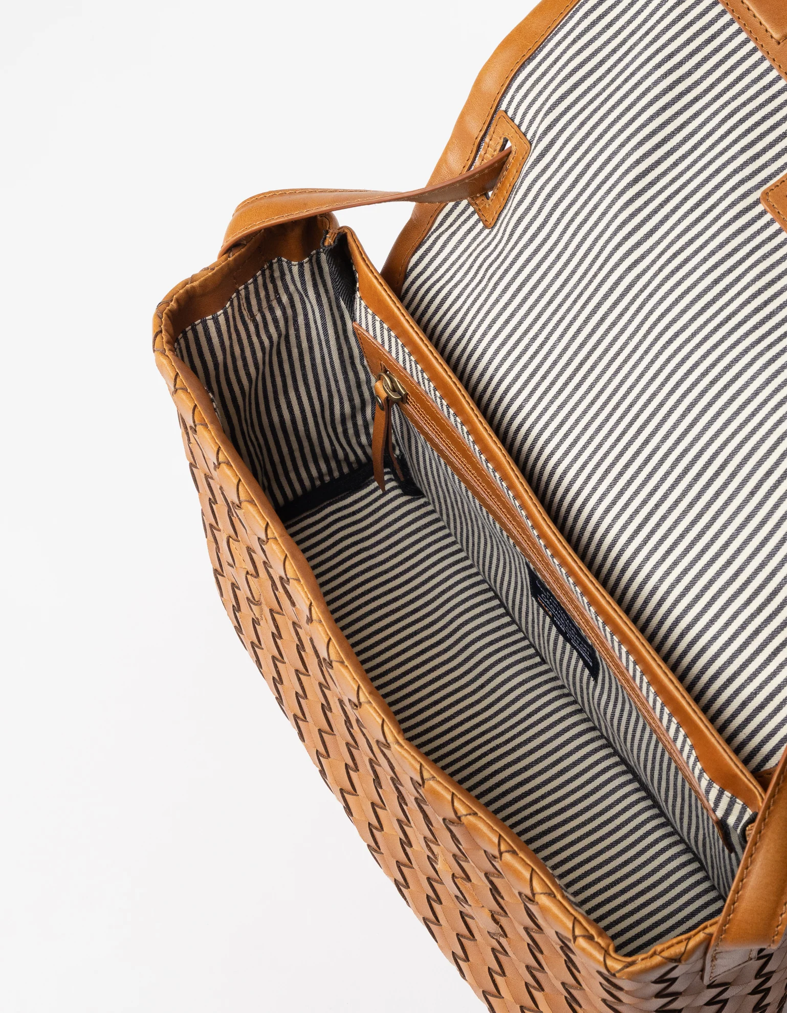 O My Bag O My Bag Kenzie Tas Woven Classic Leather