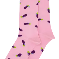 Alfredo Gonzales Eggplant Socks