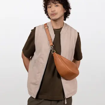 O My Bag Leo Tas Midi Wild Oak Soft Grain Leather